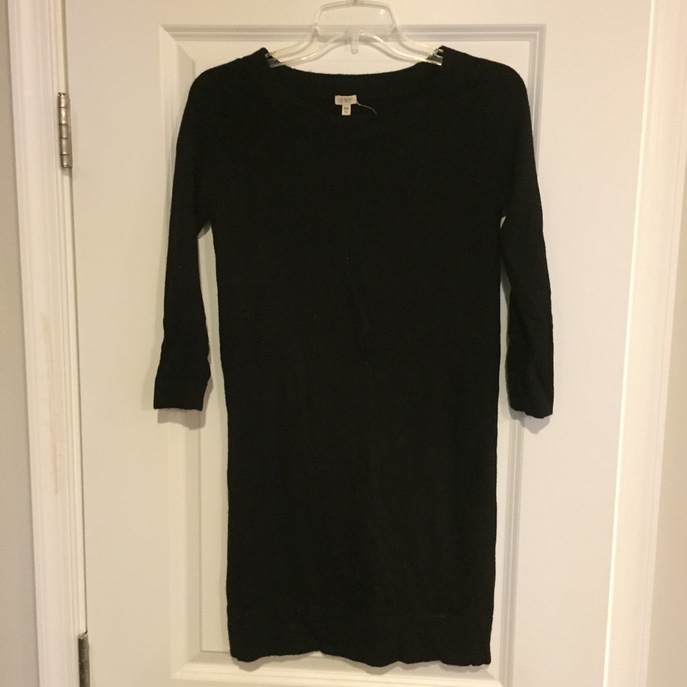J crew factory xxs black dress